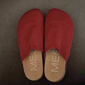 Red Message Brand Clogs Size 38